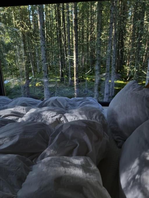 Hotel Treetop Ekne - Hytte I Skogen Med Hengebru Levanger Exterior foto
